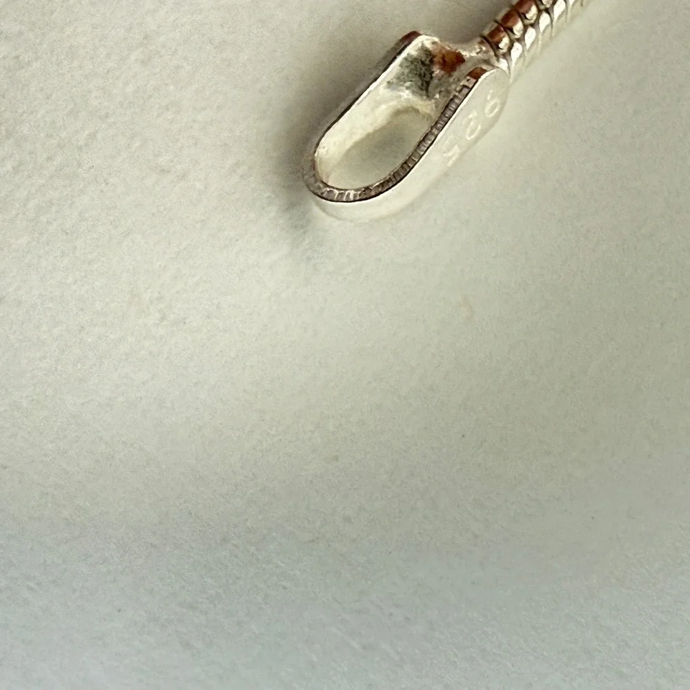 925 Sterling Silver‎ Snake Chain Necklace 11.5